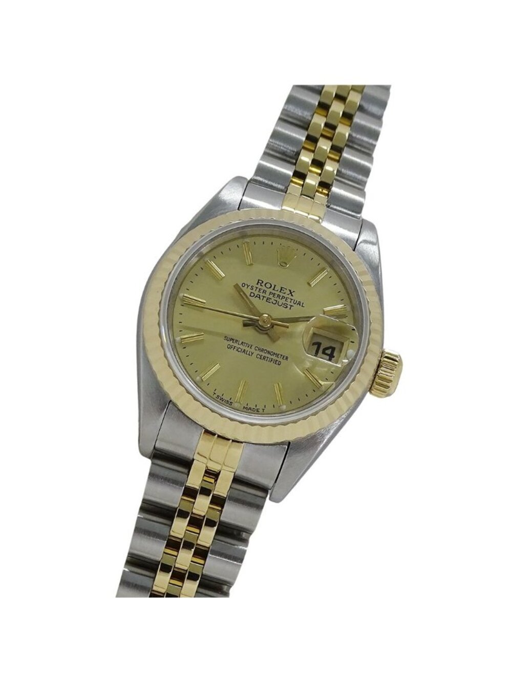Rolex Datejust S Number Watch Automatic Winding At Stainless Steel Gold YG
